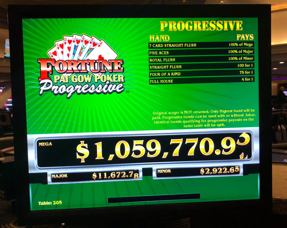 Flamingo Las Vegas On Twitter If You Don T Play Paigow Already Maybe Now Is The Time To Learn Our Progressive Jackpot Is Now Over 1 Million Dollars Https T Co Bxe5jketrp