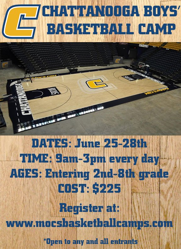 GoMocsMBB's tweet image. Learn from the best! Sign your child up now to learn from the Mocs basketball players &amp;amp; staff! #gomocs #utcmbb