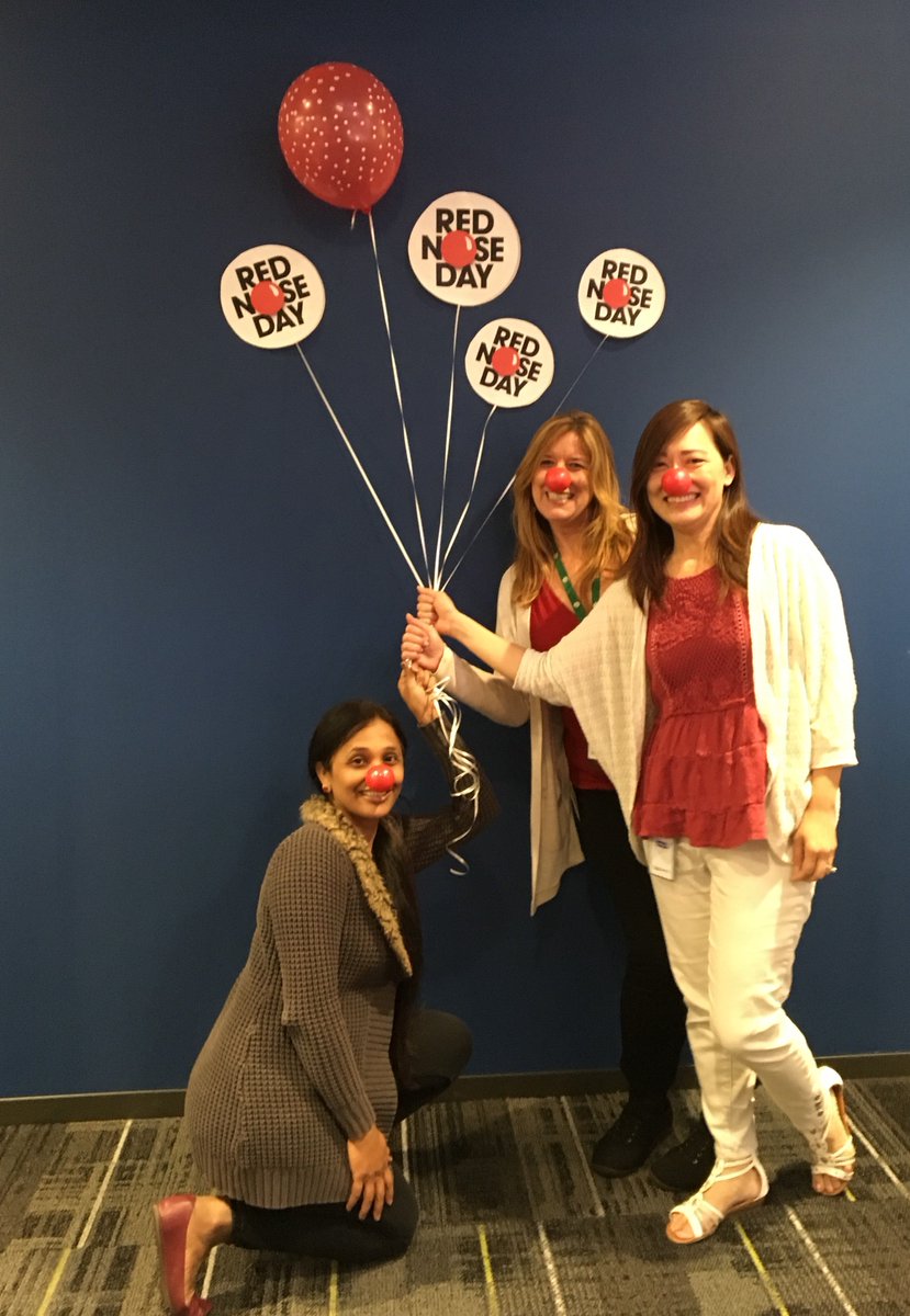LindaBriz2's tweet photo. @SageIrvine getting their silly on and coming together #NoseToNose to end child poverty, one nose at a time, the power of laughter #RedNoseDay #MakeADifference @sagefoundation   https://t.co/Zs7brD46xj https://t.co/VN0Km7GqVK