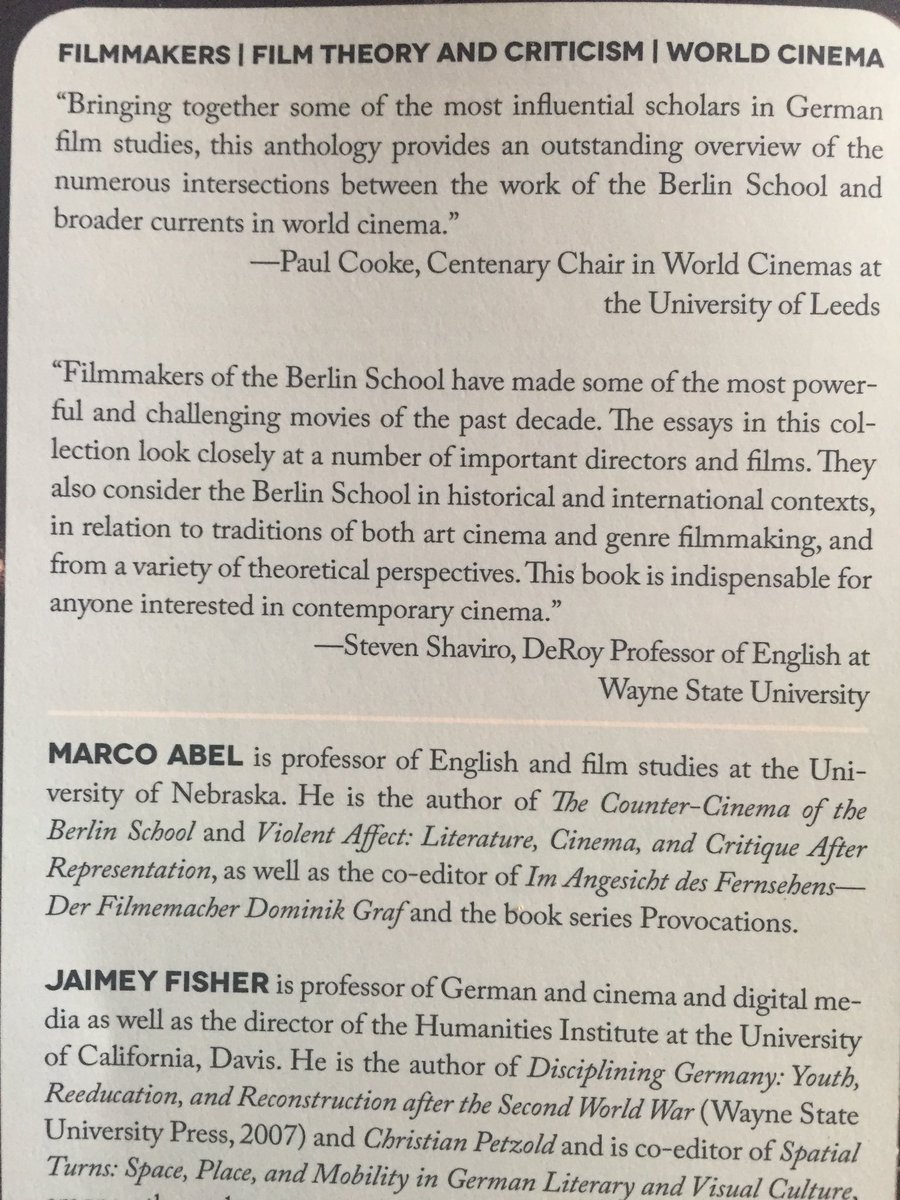 Joy Castro On Twitter Congratulations To Marco Abel - 