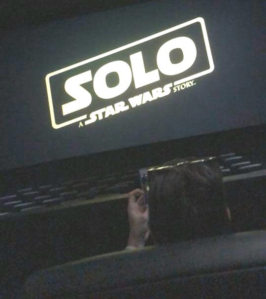 Dataracer117's tweet image. Yikes.. Looks like empty theaters for #SoloAStarWarsStory overseas today. It's not just fans on a #BoycottSolo mission, but people are turned off on #StarWars after The Last Jedi.