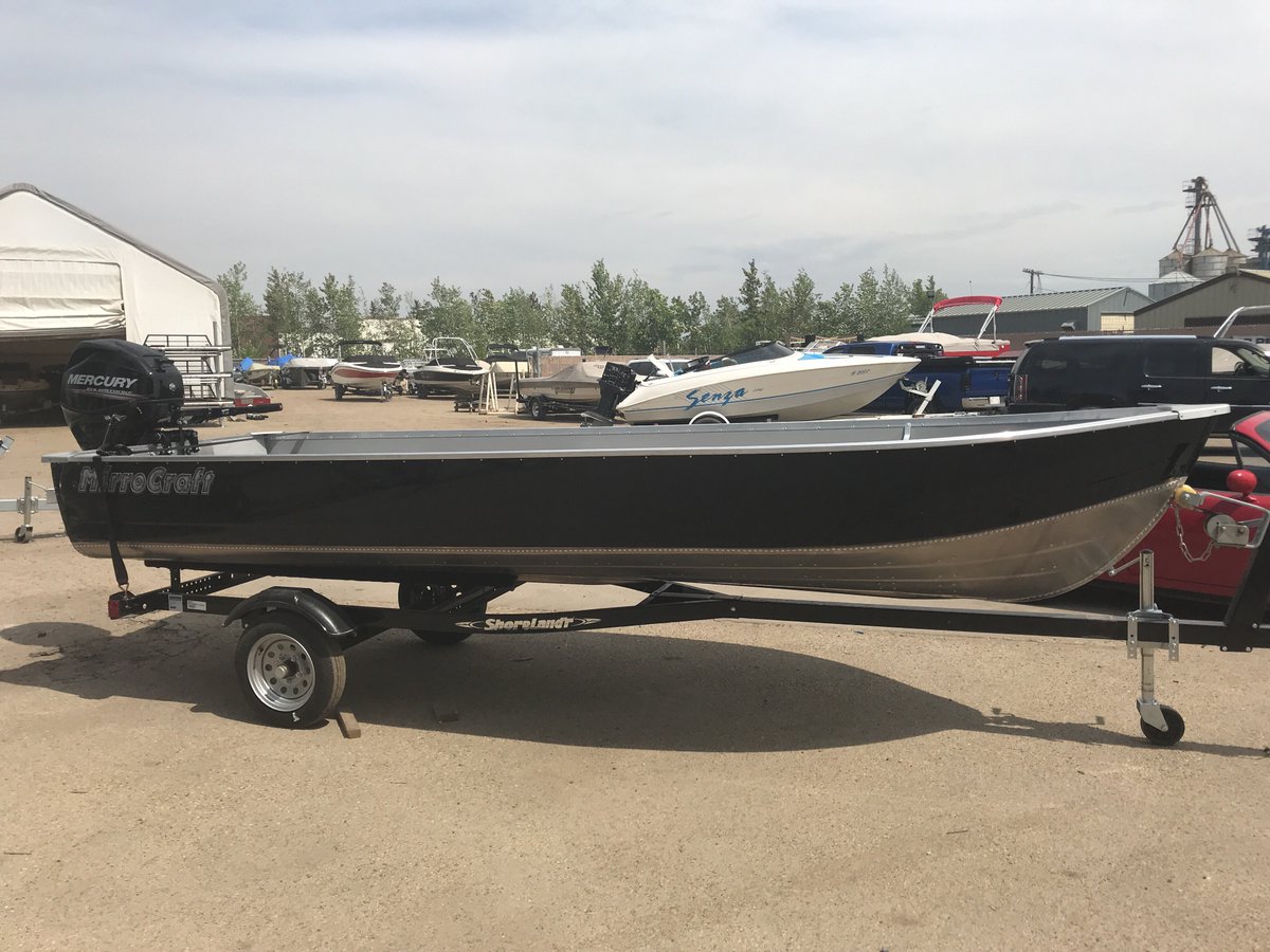 RECPOWERSPORTS_'s tweet photo. It's a beautiful day to put together a jet package! 🎣☀️

✔️ Mirrocraft 3696 16 ft aluminum fishing boat
✔️ 25hp @MercuryMarine jet outboard
✔️ ShoreLand'r SLB10 trailer

Everything you need to get on the water this weekend! 😎 #YEG #LakeLife
https://t.co/Z56bF1MbKe https://t.co/XmNQBxt5gI