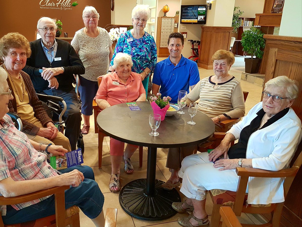 Joined the Pub Social at Clair Hills Retirement Community. Residents are concerned about our levels of debt &amp; the NDP/Lib plans to keep growing it. #onpoli