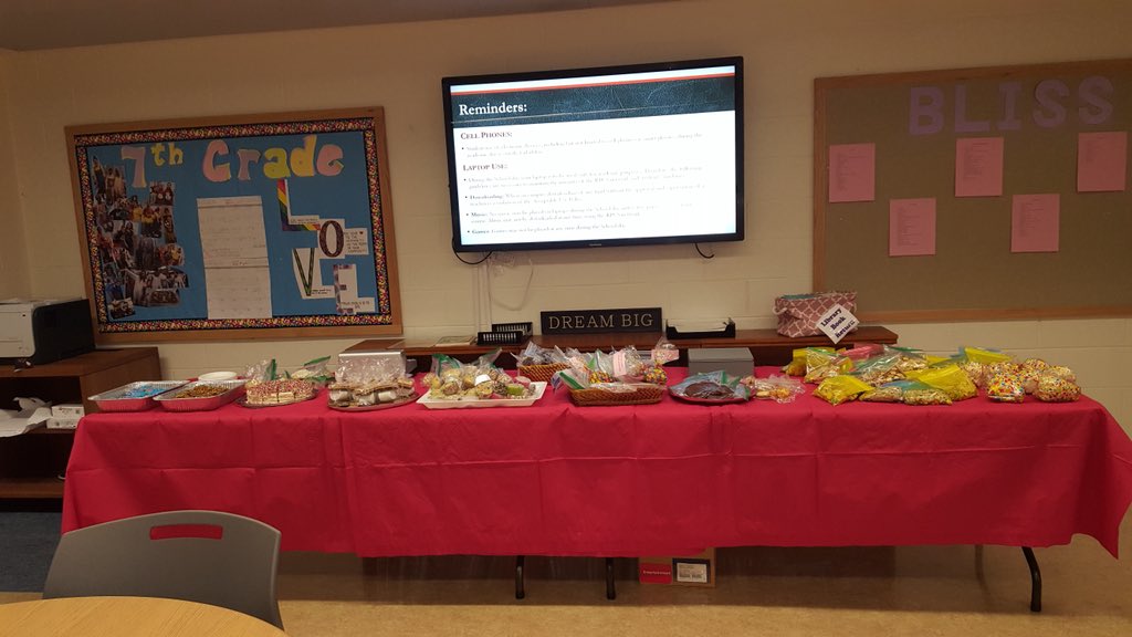 RPCSTweets's tweet photo. Congrats to our 7th graders who raised $700.16 in a fundraiser this week in support of @ShareBabyMD by selling baked goods and homemade snack mixes to the RPCS community! #RPCSmiddleschool #RPCSpride https://t.co/xHdrQytAT3