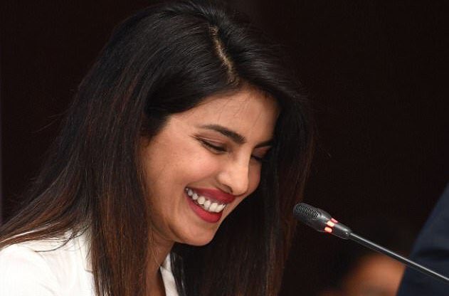 PC_WorldFC's tweet photo. Pics: @priyankachopra at a press conference in Bangladesh speaking about her unicef visit to https://t.co/2Kmdvtbqbb