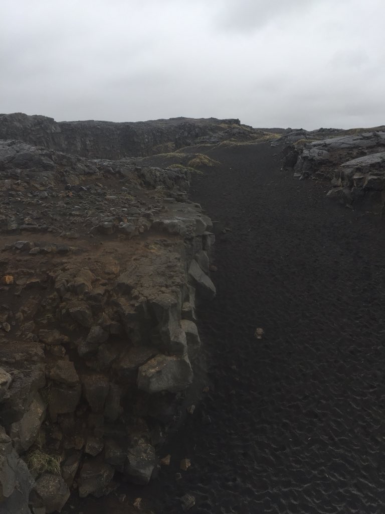 jbellmath's tweet image. Trey helps to hold up the bridge over the mid Atlantic rift where the Eurasian plate meets the North Amarican Plate bridging the two continents! Well someone has to do it! #mhsbeyond