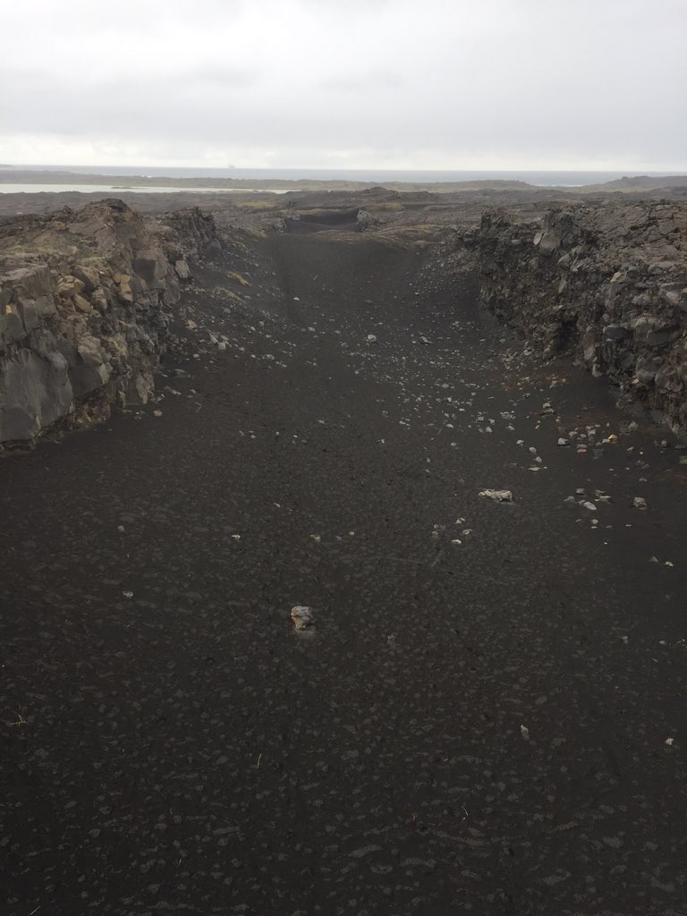 jbellmath's tweet image. Trey helps to hold up the bridge over the mid Atlantic rift where the Eurasian plate meets the North Amarican Plate bridging the two continents! Well someone has to do it! #mhsbeyond