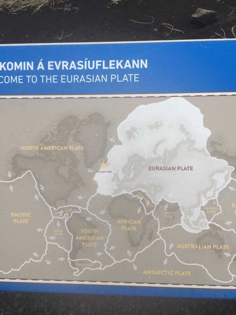 jbellmath's tweet image. Trey helps to hold up the bridge over the mid Atlantic rift where the Eurasian plate meets the North Amarican Plate bridging the two continents! Well someone has to do it! #mhsbeyond