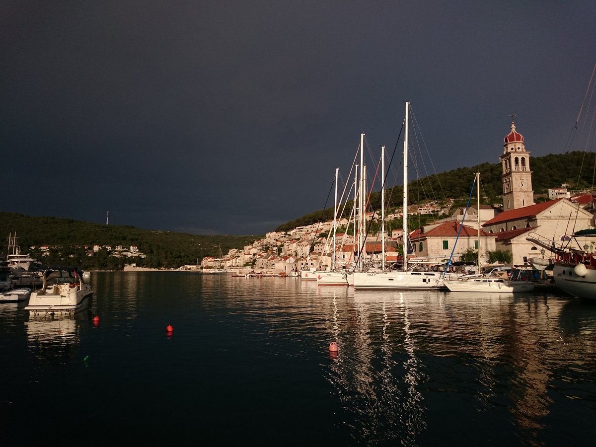 prchadwick's tweet photo. Day 5 of our Adriatic cruise and back to fine weather. Today we visited Pucisca on the island of Brac.
#Kleopatra2018 https://t.co/ctZaTrmj25