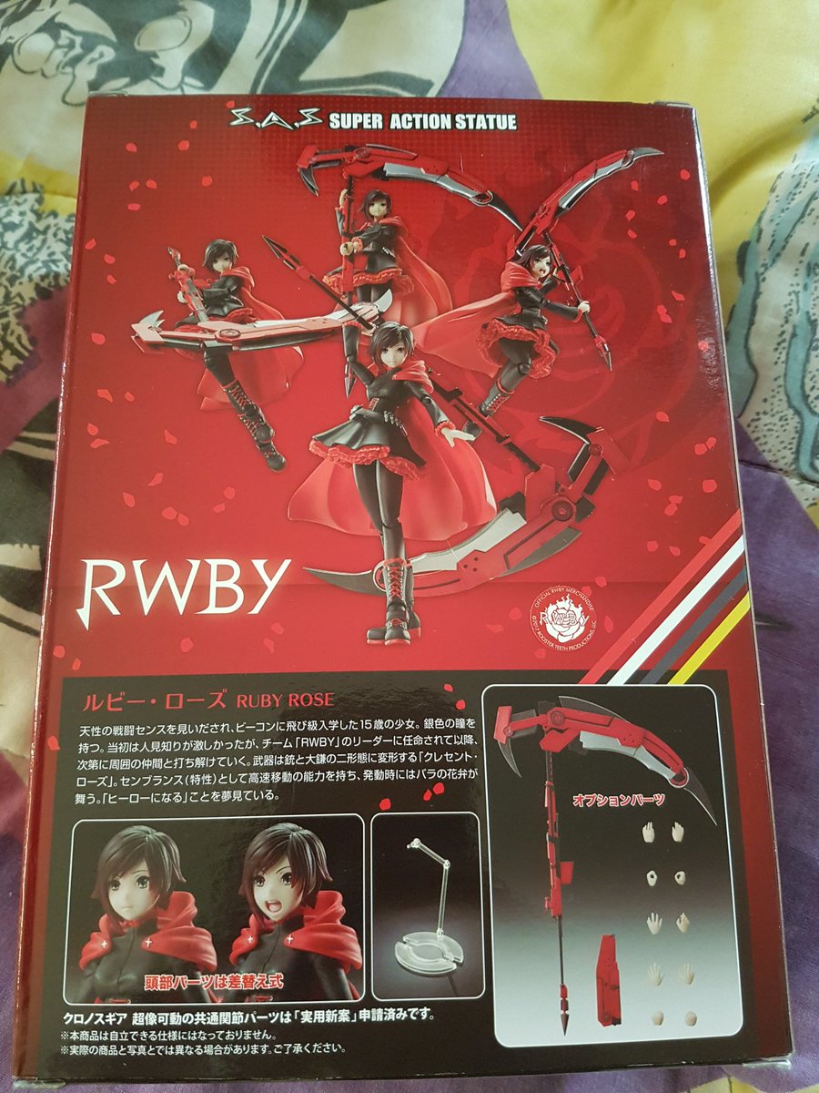 My Whole Life Was The New Poseable Ruby Rose Figure I Ordered For The 1st Place Prize For tag At Umad18 Arrived Today
