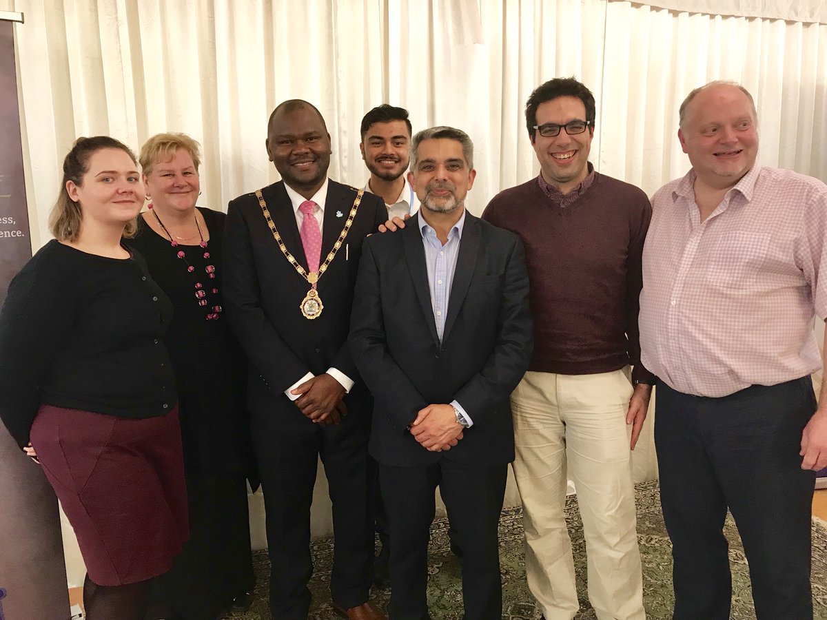 NCCBrent's tweet photo. Such a beautiful evening at the Big Iftar @alkhoei_org warmth, hospitality, messages of peace &amp; Interfaith work bringing people of different religions to live &amp; work in harmony together @njamesoncuk @tahmid_islam94 @CllrButt @CchaplainNc @EEzeajughi #Al-Sadiq&amp;Al-ZahraSchools https://t.co/cWWLZkR2e3