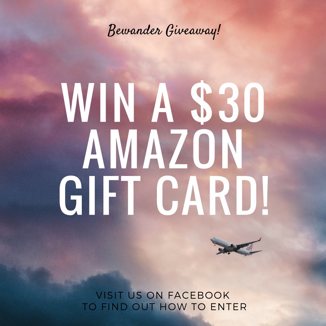 GoBewander's tweet image. We're giving away a $30 Amazon gift card! ❤️ Click the link to find out how you can enter for your chance to win! Contest ends Sunday, May 27 @ 11:59 PST, so get your entries in today! — gleam.io/fb/nTgYm