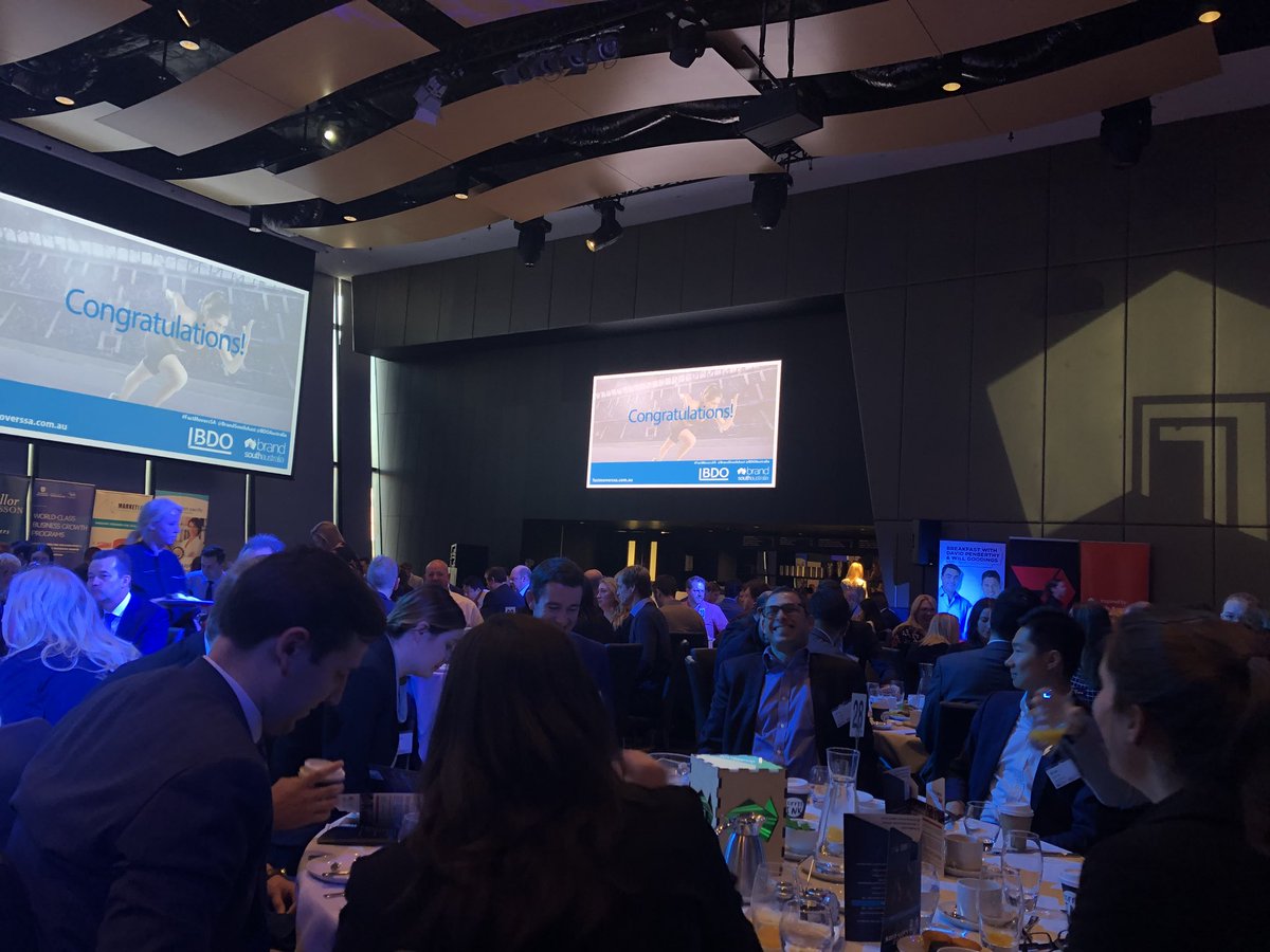 At BrandSA Fast Movers breakfast. Well done to all 25 nominees. Keeping SA Moving!