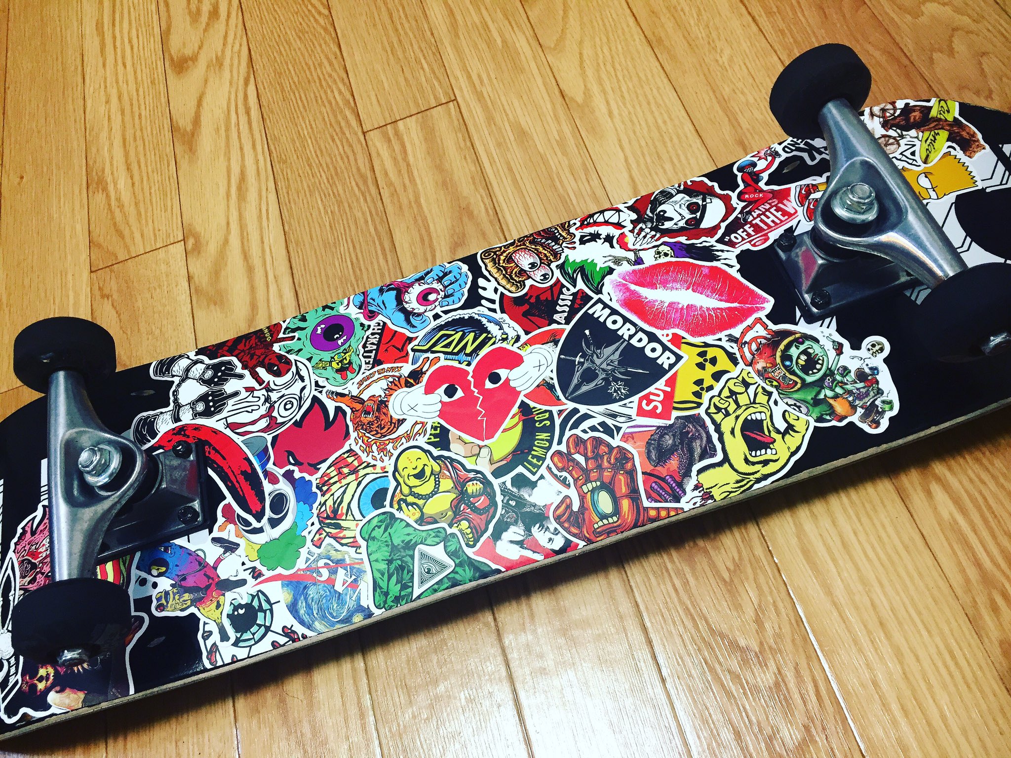 爆熱 スケボー コンプリート Supreme ステッカーボム スケートボード Www Tpn Sk