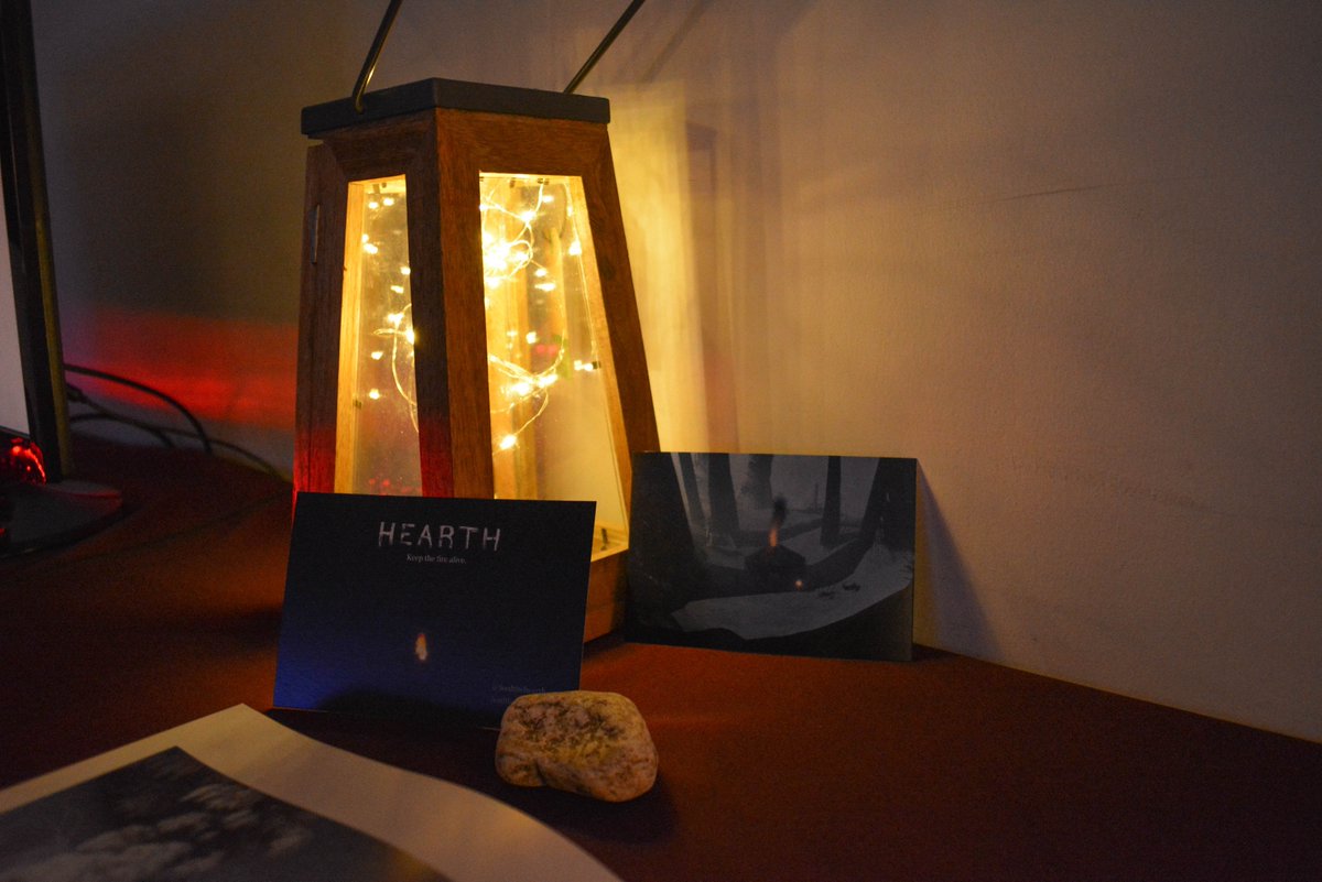 feedthehearth's tweet photo. Thank you to everyone who played Hearth at the @NYUGameCenter Student Showcase! It was a delight to see you play our game, especially the one unlucky player who's playthrough ended with a tree falling on them. https://t.co/A8hxfEm9Ei