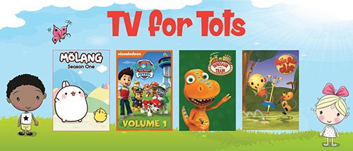 DVD covers for children's TV programs