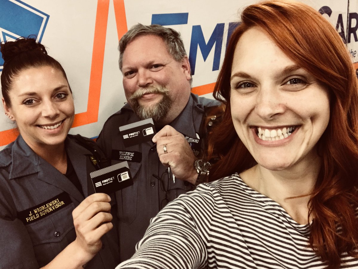 TheStoneATT's tweet photo. So excited to welcome our first First Net subscribers in Erie! Thank you, Emergycare! Watch out for big things with @FirstNet and #TeamStone! #LifeAtATT #OHPA #NOHlimit @chad_figuerado @judy_cavalieri @dnob13 @oliveiramikeO @BIGBizDecker https://t.co/oonLyh6UQm