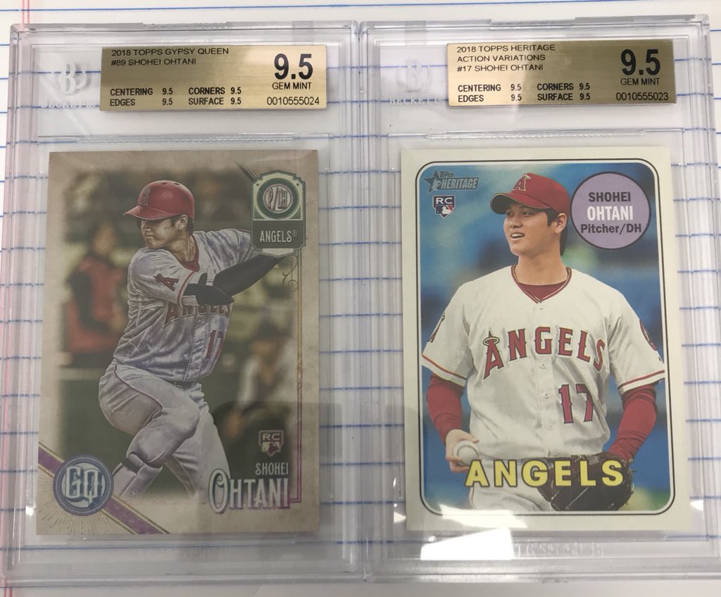 BleedEdgeCards's tweet photo. #ShoBro #BGS #Mailday #Shohei #Ohtani #BGS #GemMint #SP #anaheimangels @collectthegame #RC https://t.co/n0aV7lo2u8