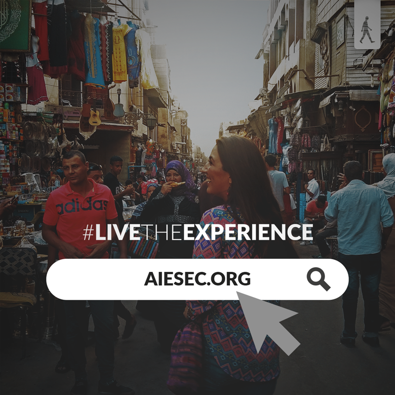AIESEC's tweet photo. Change is just one click away. #LiveTheExperience one click away on https://t.co/j55Jo1Tbdv https://t.co/Rnnqt5sgQj