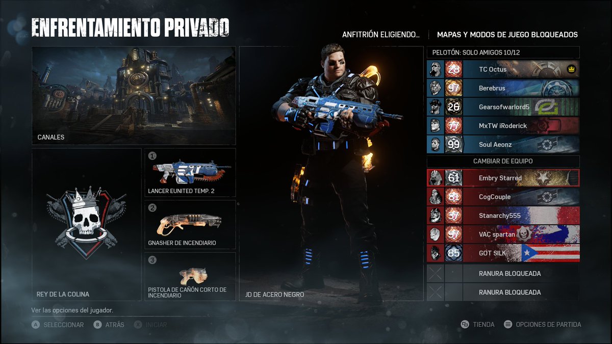 Aeonz_'s tweet image. El manco del stream #GearsofWar4