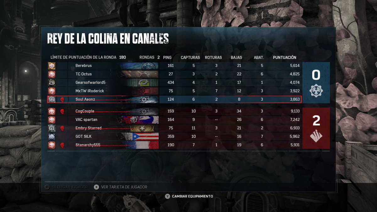 Aeonz_'s tweet image. El manco del stream #GearsofWar4