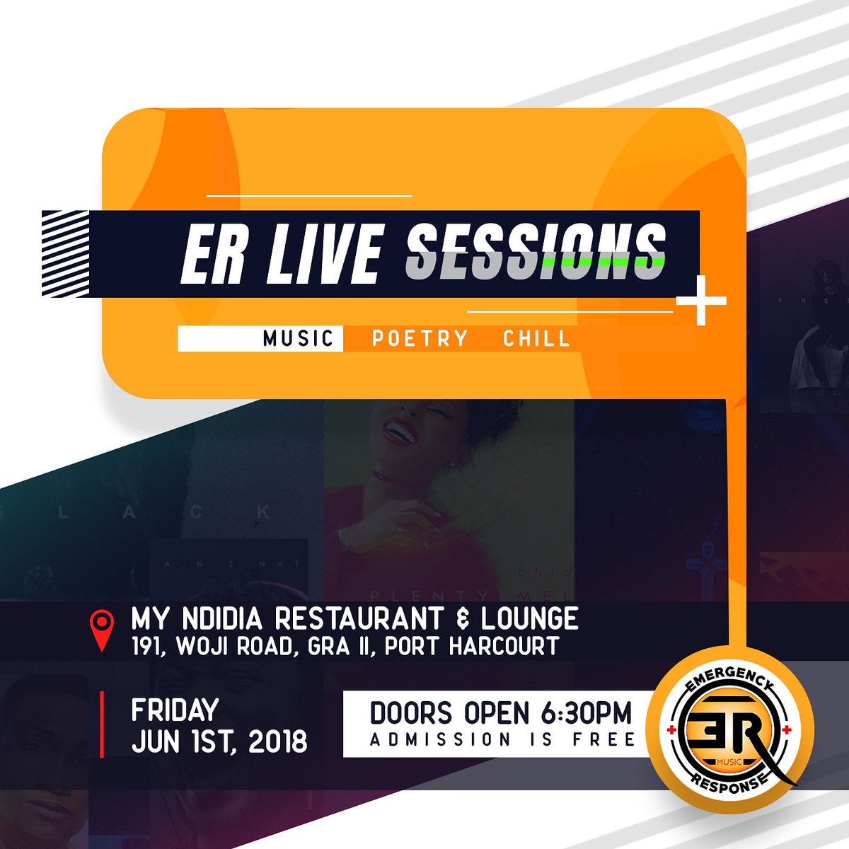 ergoodmusic's tweet photo. An event you can't miss for anything!!
#EmergencyResponseMusic #TheNextBigThing #ERLive #LiveMusic #PoeticJazz #GoodMusic #EachOneTellOne #PortHarcourtSabiTheTin #PortHarcourtSings #JazzMusic #WeCantWait https://t.co/Mj3FyTTSNA