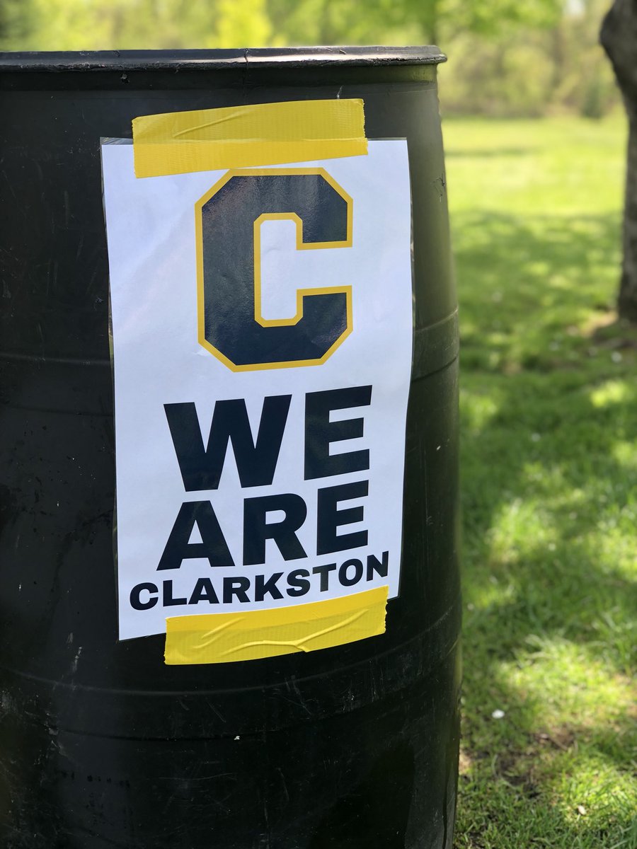 LearnAtCCS's tweet photo. We’re ready for you, Clarkston! It’s a beautiful day to converge on Depot Park for a Championship Celebration Pep Rally! It all starts at 4:30! #WeAreClarkston https://t.co/vZ7OgGGze6