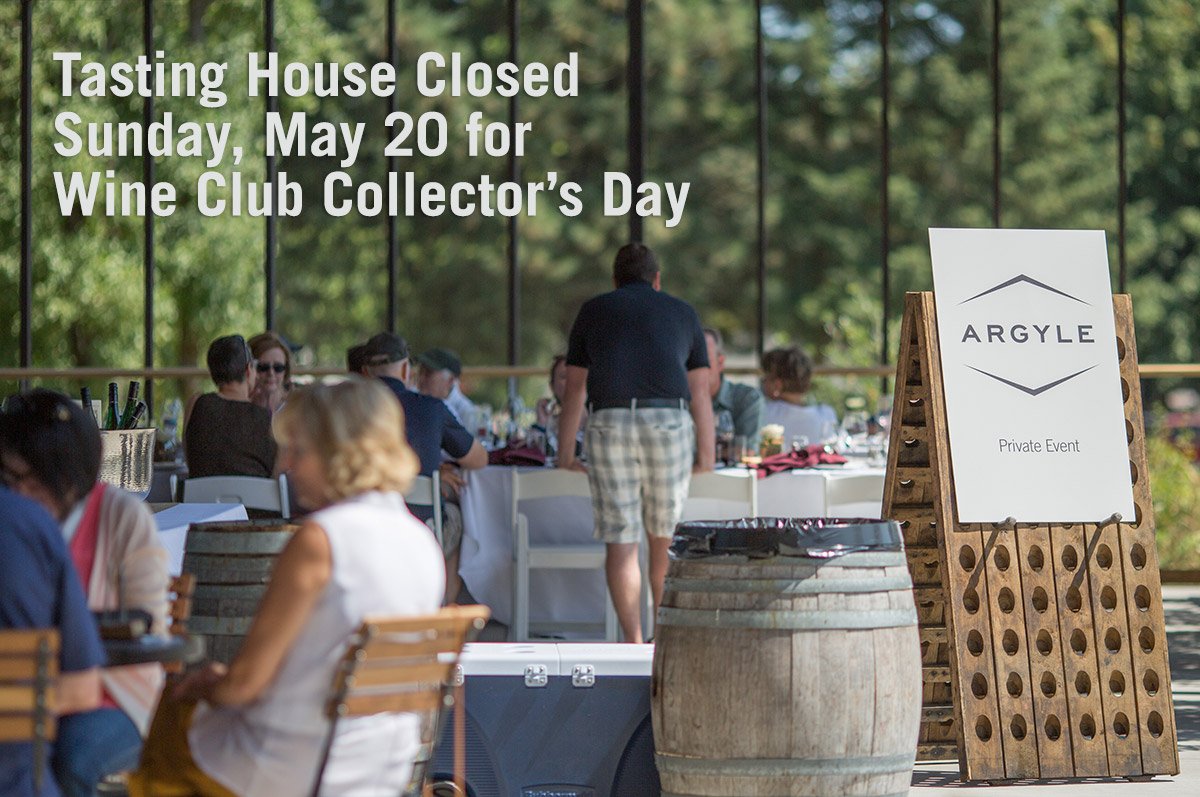 The Tasting House will be open only to club members on Sunday, May 20 for Collector's Day. We're excited to see everyone!