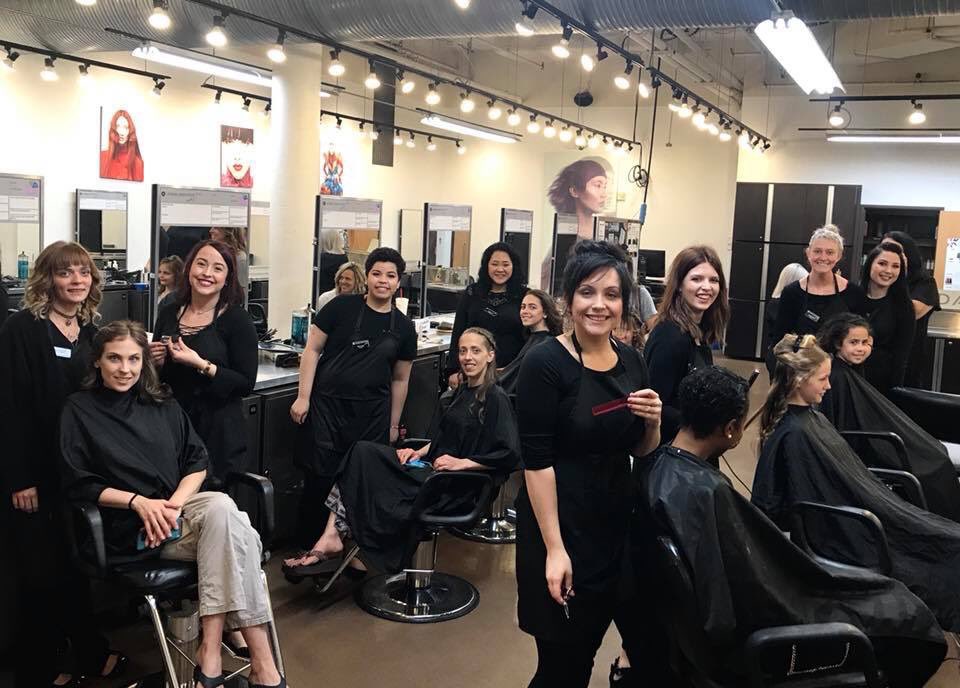 THANK YOU Douglas J <a href="/Aveda/">Aveda</a> Institute for your support getting the models runway ready and making them look &amp; feel even more fabulous than they already are!!  
#FightingCancerIsAlwaysInFashion <a href="/AitchFoundation/">The Aitch Foundation</a>
