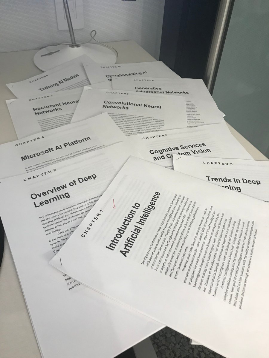 Thrilled to announce a book I co-wrote with <a href="/MSalvaris/">Mathew Salvaris</a> and <a href="/weehyong/">weehyong</a> on "Deep Learning with the Microsoft AI Platform" is coming later this fall bit.ly/DLwithMSFT. Special thanks also to contributions from <a href="/ikdeepl/">Ilia Karmanov</a> <a href="/miguelgfierro/">Miguel Fierro</a> @wahlmighty @thdelteil #deeplearning #AI