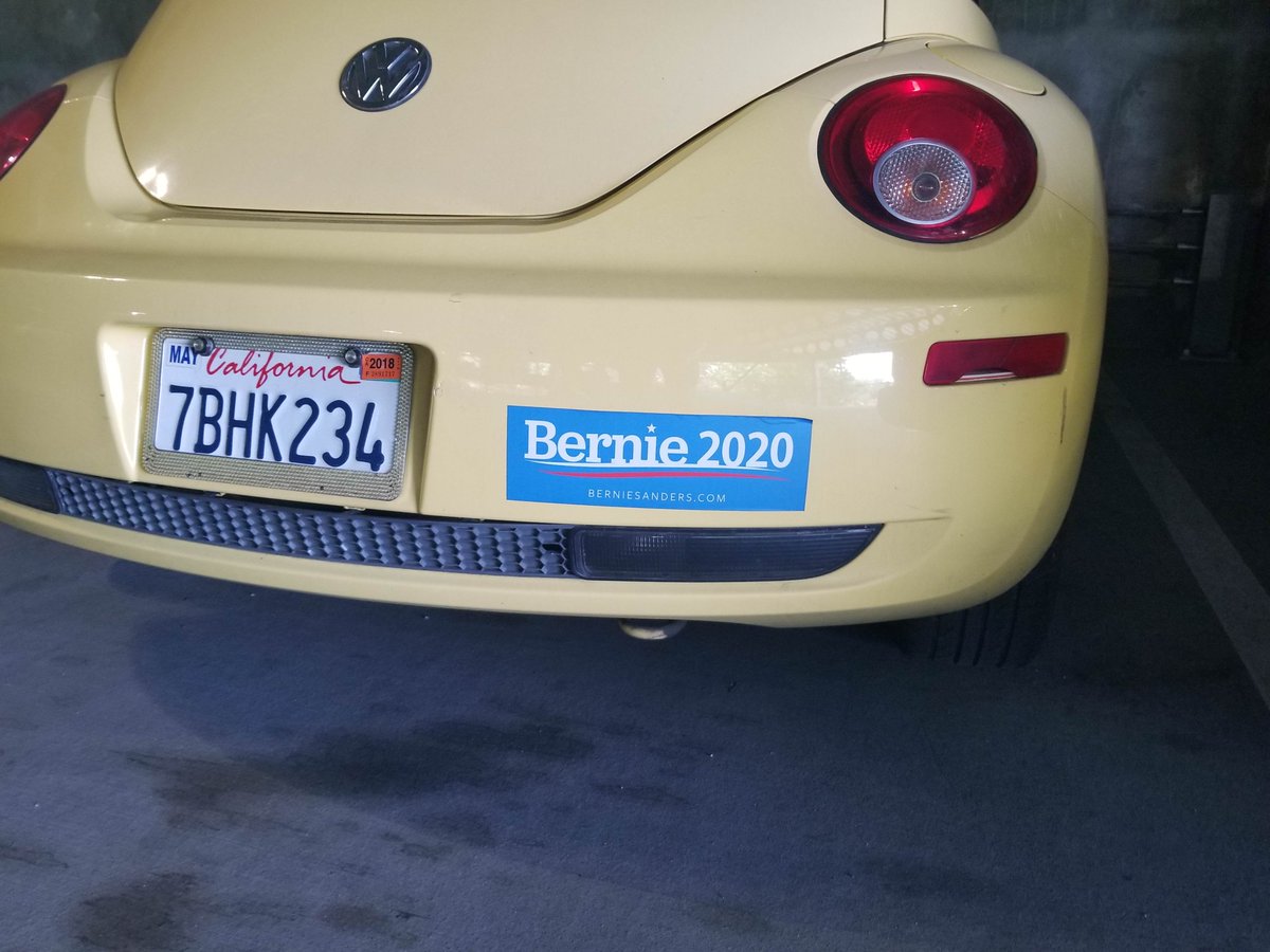 Colorado4Bernie's tweet photo. Get your BERNIE2020 Bumper Stickers Now!

So he knows we've got his back.

Show Us Your Bernie Sanders
#BERNIE2020
#OurRevolution #FeeltheBERN #MedicareForAll

#PDA #p2 #1u #ctl #uniteblue #resist 
#PRpolitics #PR #PuertoRico #PRpol #PRgovernment 
https://t.co/igWCRXdT79 https://t.co/0JzYchj3A5