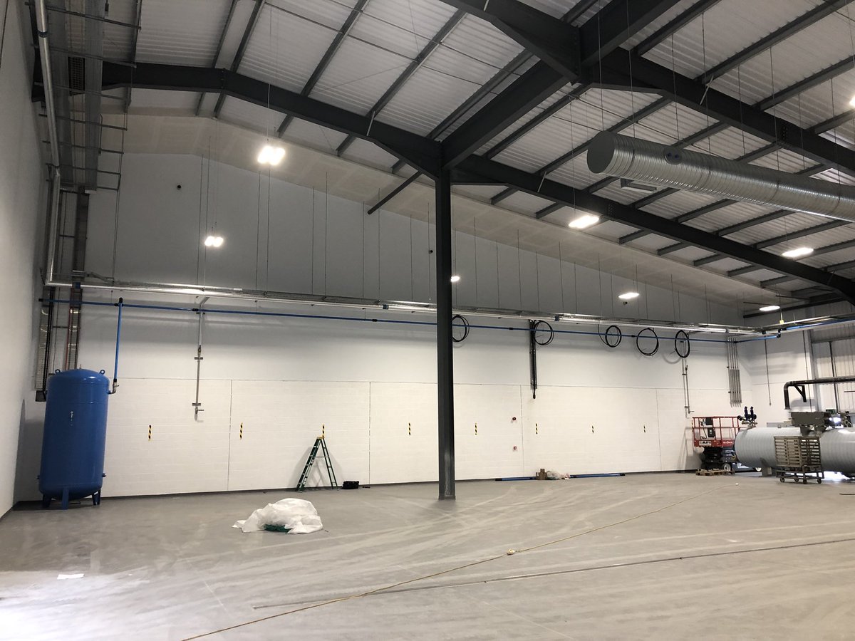 Our #partitions #plastering &amp; high quality @RockfonUK acoustic &amp; hygienic #ceilings look fantastic, and so does everything on the new Forthglade Foods premises in #okehampton, all well managed &amp; supervised by <a href="/DevonContractor/">Devon Contractors</a> 👏