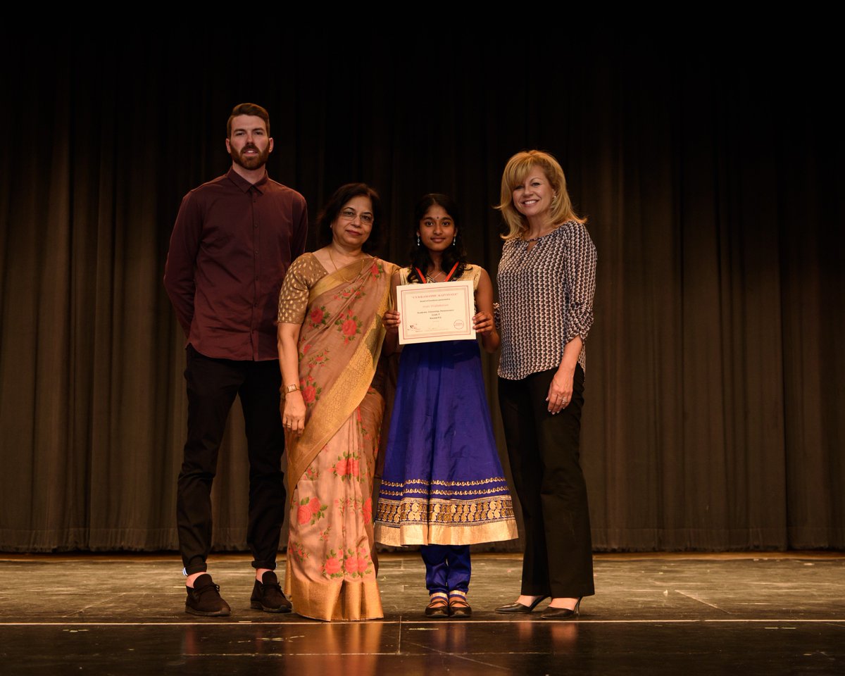 Randall_PS's tweet photo. Randall's students recognized @ Uukkamathu Kaividale Awards in YRDSB. Jaden, Julian, Sruti and Thisha were among the award recipients @Randall_PS for outstanding contributions in academics, athletics, and citizenship. Congratulations! @yrdsbinclusion https://t.co/iPCRu9p9EX