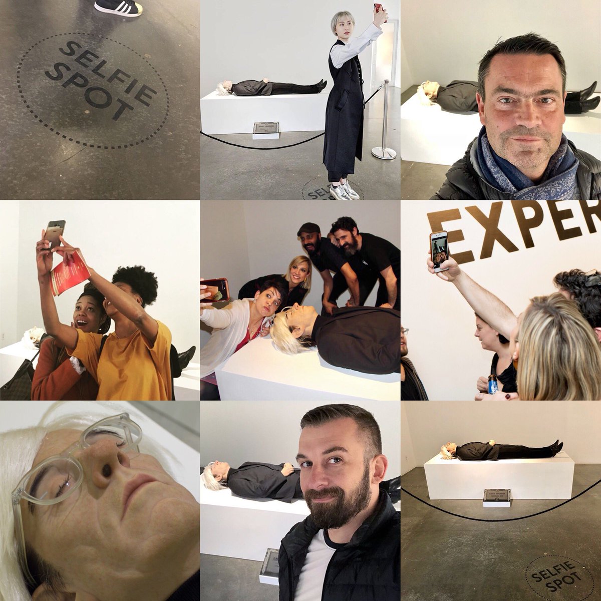 UNIXGallery's tweet image. Get your #selfie 15 minutes of fame at @merinoeugenio ’s brilliant exhibit “Here Died Warhol” —  HAPPY #galleryselfieday #herediedwarhol #🤳