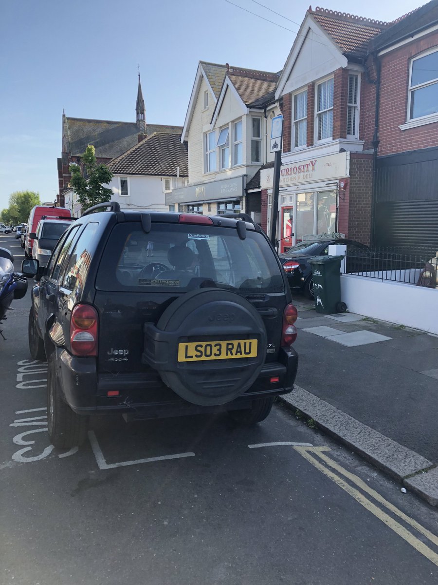 lfga's tweet photo. @BHCC_Transport  @BrightonHoveCC  this vehicle was parked on a motorbike bay, asked the owner to remove it and got insulted by him, he was drunk and aggressive, reported online, Parked in Richardson Road number 9. again, drunk and aggressive person https://t.co/zP0YfucAvs