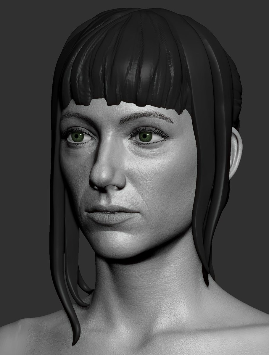 RealJamesChan's tweet photo. Painted her a bit and put her on artstation for now. https://t.co/POlKxfxWmb https://t.co/C4RnXQq9Ud