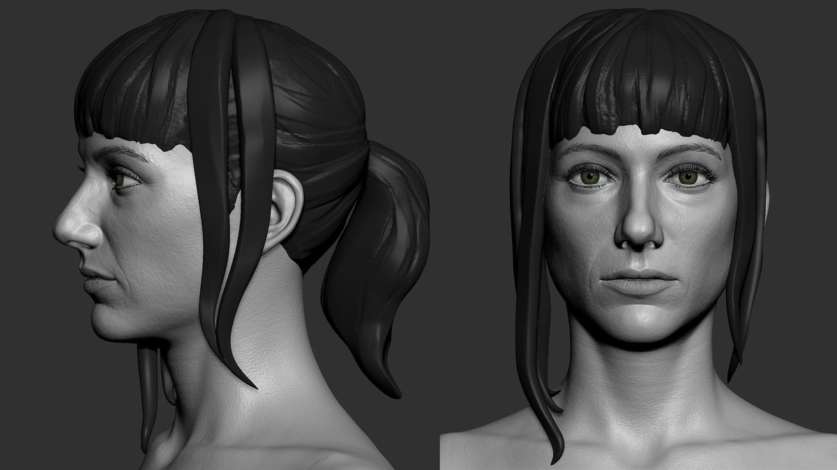 RealJamesChan's tweet photo. Painted her a bit and put her on artstation for now. https://t.co/POlKxfxWmb https://t.co/C4RnXQq9Ud