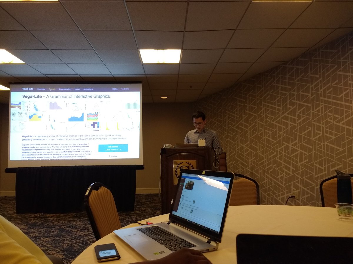dt_schwartz's tweet photo. Wow, @kanitw from @uwdata just blew away the #ECSHackWeek with data visualization tools built on vega-lite. https://t.co/2P81QTp4J1