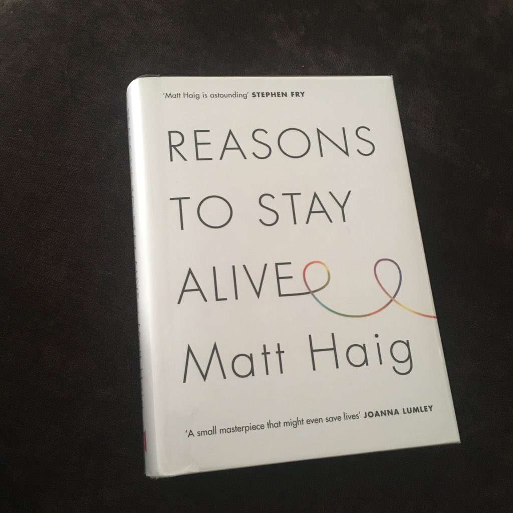 jojo_durrant's tweet photo. In #MentalHealthAwarenessWeek my #BookBalm is Reasons To Stay Alive by @matthaig1. It’s insightful & helpful, especially the part about the language we use. I became a @MHFAEngland First Aider 2 years ago, I hope improving my understanding & giving me tips for mental wellbeing. https://t.co/V5mMbRLBj4