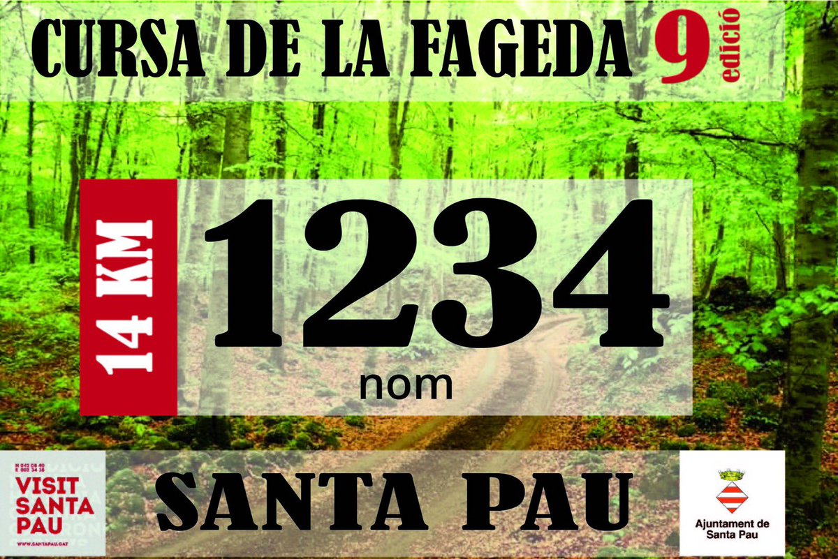 CursaLaFageda's tweet photo. Ara o mai. Queden 3 inscripcions i tanquem! Gràcies a tots per la confiança! https://t.co/X1e6Kx8QWR