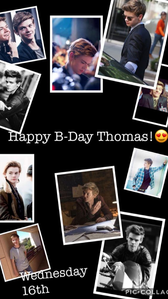 With late, HAPPY BIRTHDAY THOMAS BRODIE-SANGSTER !!!!!  