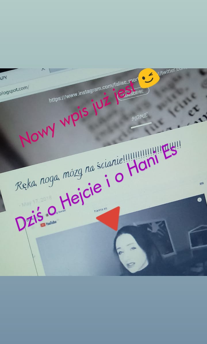 JGabrysia's tweet photo. Dzisiaj po tak długiej przerwie pojawia sie kolejny wpis na moim blogu. Te kilkanaście zdań jest napisane o hejcie i o Hani Es. Zapraszam do lektury. 
A tutaj podaje wam link do wpisu 
https://t.co/vWidoh88zx   #haniaes #HateSpeech #polishgirl #mylife #mylove #mypassion #myworld https://t.co/dNERVhVoTc