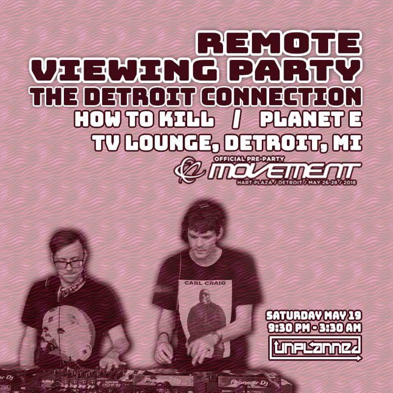 UnplannedMusic's tweet photo. Join us this Saturday to welcome Remote Viewing Party for Northeast Ohio's only @MovementDetroit official pre-party!

For more information on  Saturday's event check out:
https://t.co/p5XspggdT0

RVP's SoundCloud can be found below:
https://t.co/QO0a7lpyR1 https://t.co/7IsTsk62bu