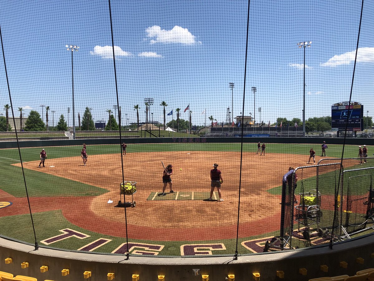 Softball has a new permanent 500 seat outfield bleachers needs help