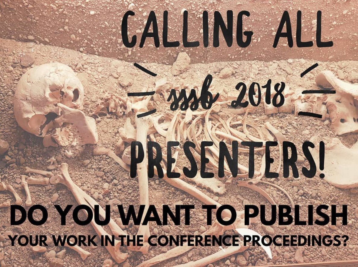 sssbconf's tweet photo. Calling all #SSSB2018 presenters! You have two weeks left to submit your interest to contribute to the conference proceedings.
It doesn’t matter if you did a podium, Pecha Kucha, or poster presentation, we would love to hear from you. More info at https://t.co/BLZBaEaujy https://t.co/hJzGfFAAnH