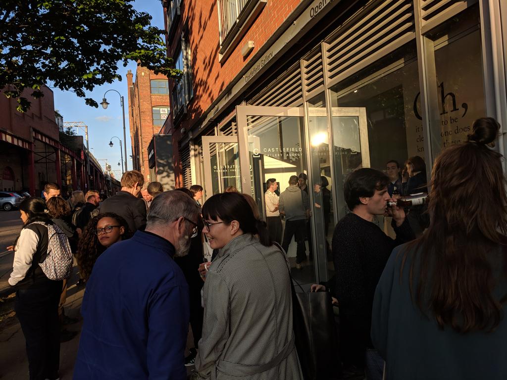 And of course, another lovely evening at the quite brilliant <a href="/CastlefieldGall/">Castlefield Gallery</a>