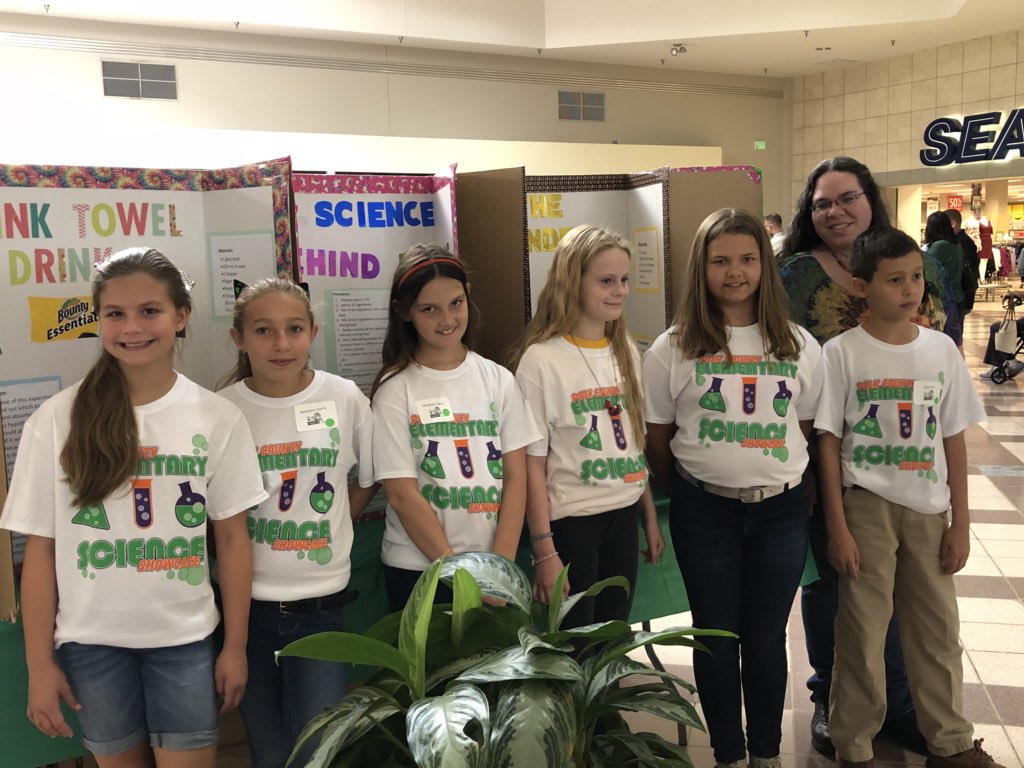 Secondary science welcomes future middle school scientists at the Polk County Elementary Science Showcase! Amazing! #PolkSci