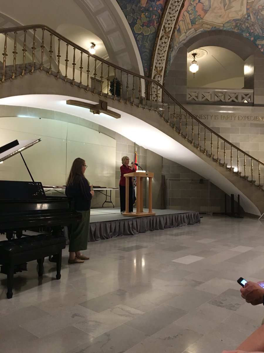 tlandwolvesDECA's tweet photo. Getting ready for the Marketing Excellence Award Ceremony at the Missouri State Capital #thsdeca https://t.co/HbSANUUidw