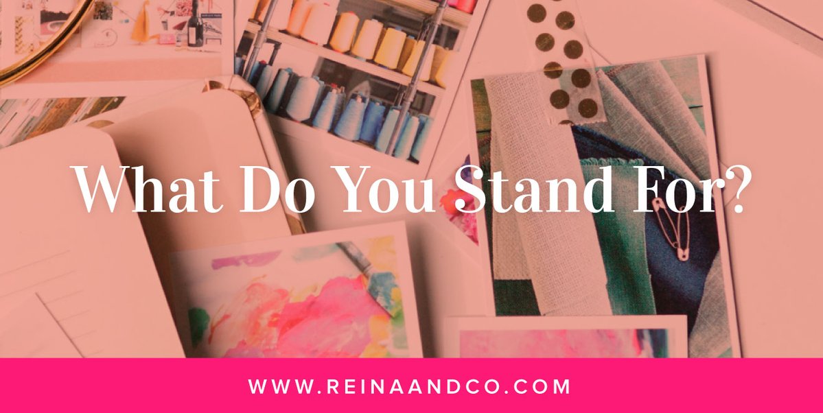 The mission and core values are what support the vision that you create for your company. It helps to shape the culture and reflect what the company’s values. Find out how to figure out how to stand out, here: hollymeyer.co/2I5gdmB via <a href="/reinaandco/">Reina Pomeroy</a>