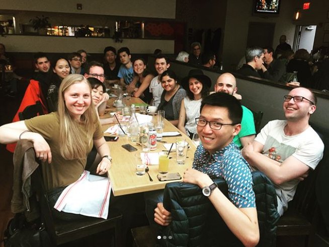 MITSloanAdcom's tweet photo. The Master of Business Analytics class of 2018 enjoyed some quality time at the May social dinner! #MITANALYTICS https://t.co/LALYlhdIGy